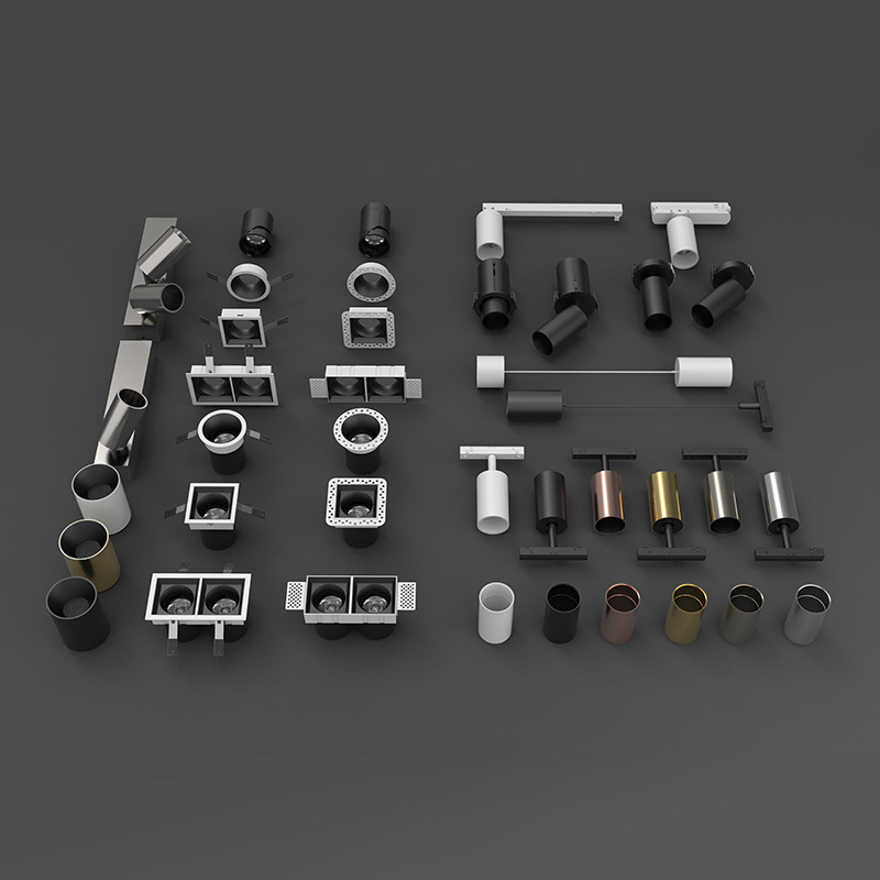 Complete set of lamps