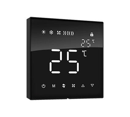 RS485 Full Screen Touch Thermostat